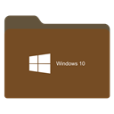 folder brown w 10 icon